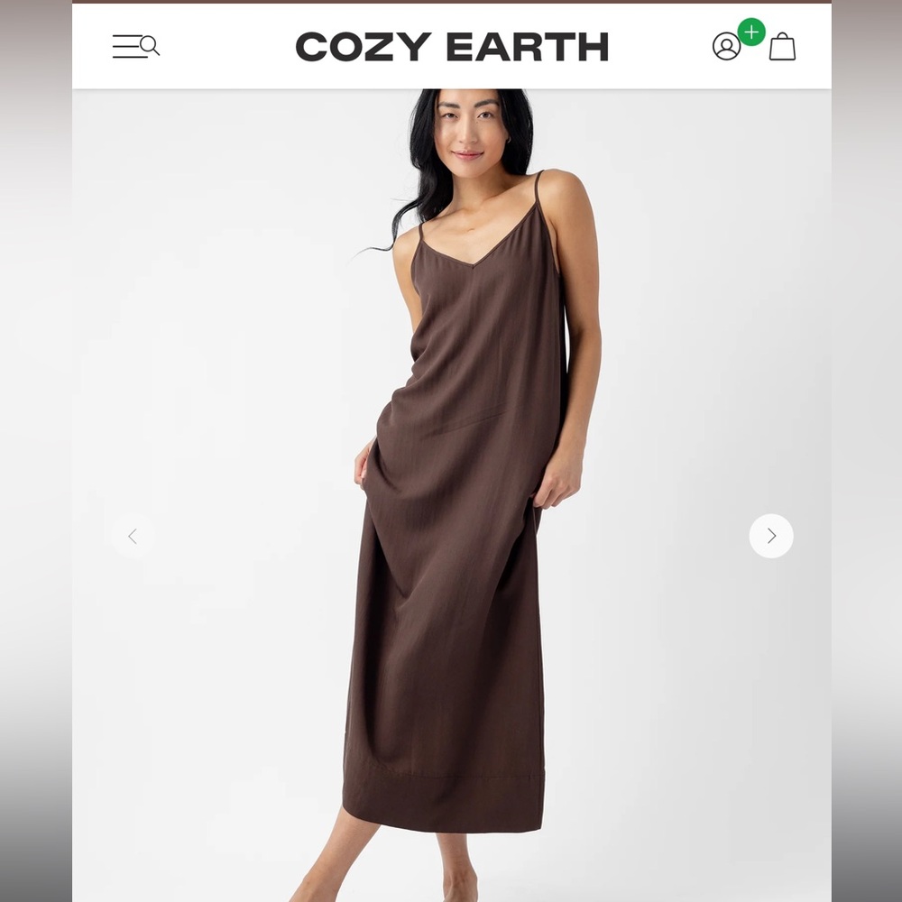 Cozy earth sunset slip dress